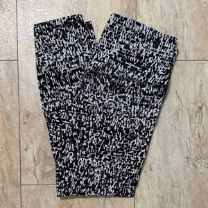 lululemon athletica Black & White Patterned Leggings
